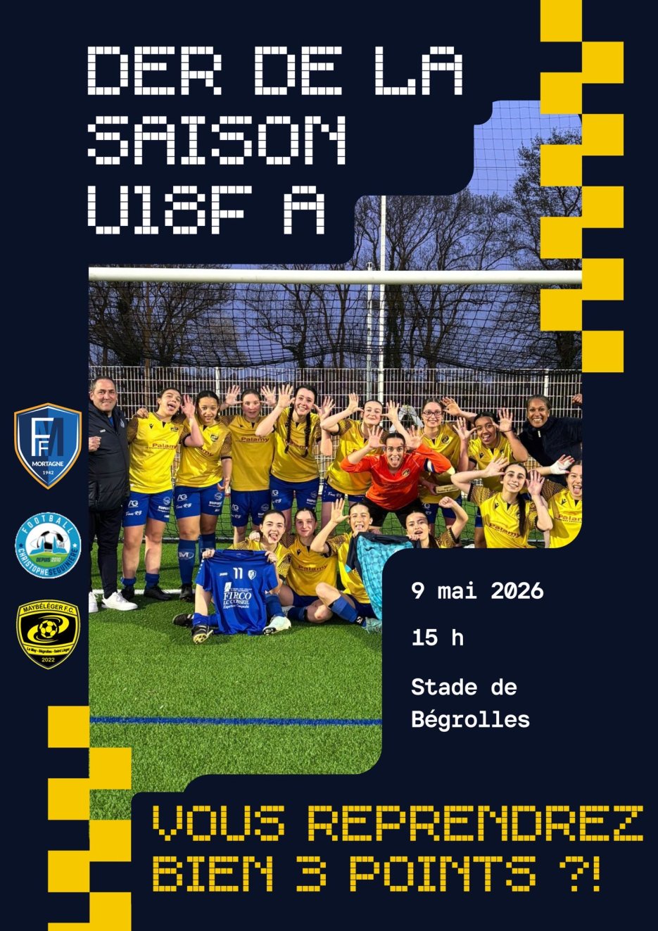 DERNIER MATCH U18F A🤍💙